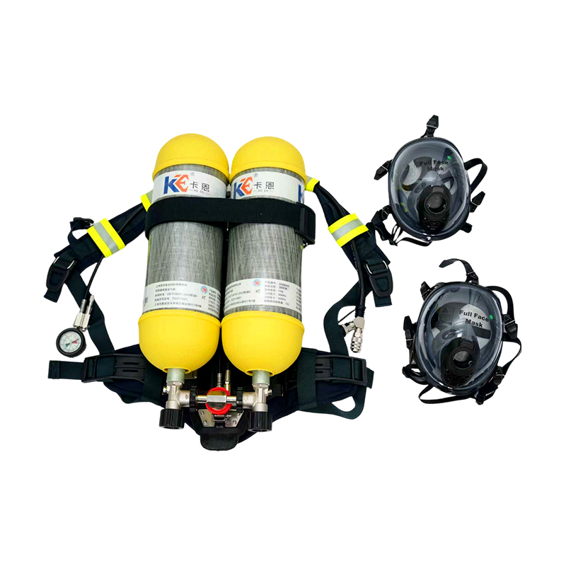 RHZK-6.8L Aparat de respirație cu aer cu presiune pozitivă din fibră de carbon cu dublu cilindru