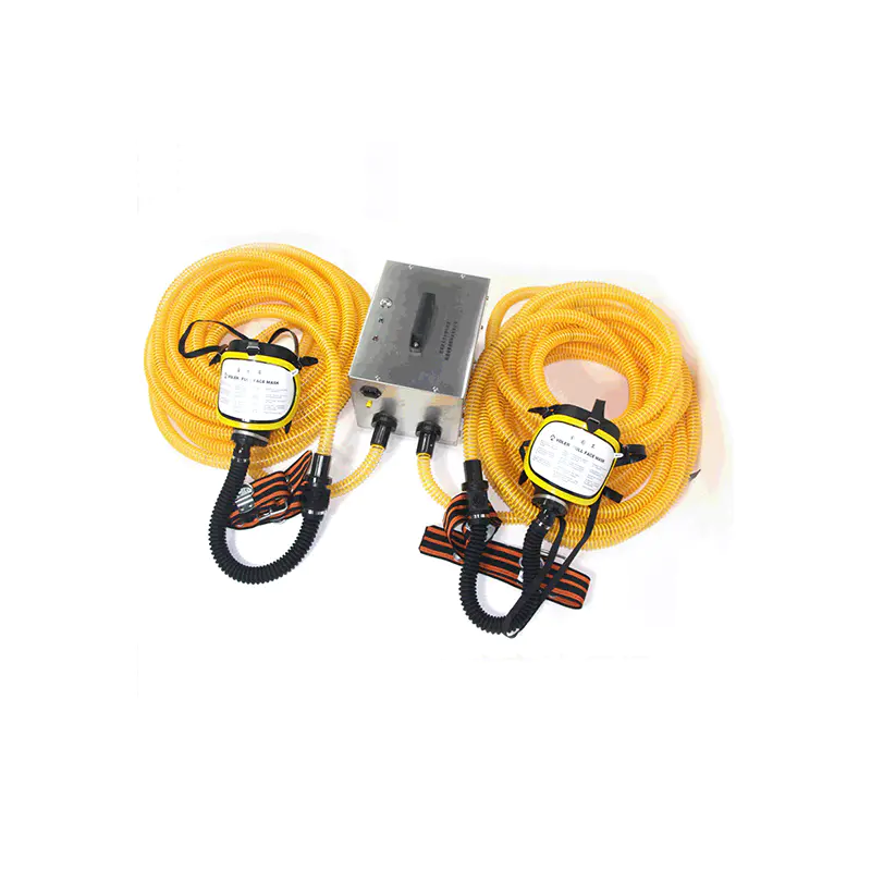 Respirator electric cu tub lung alimentat cu aer